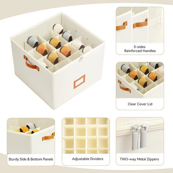 ⏳Tiempo limitado 50% de descuento💥Organizador de zapatos de tela, caja de almacenamiento.