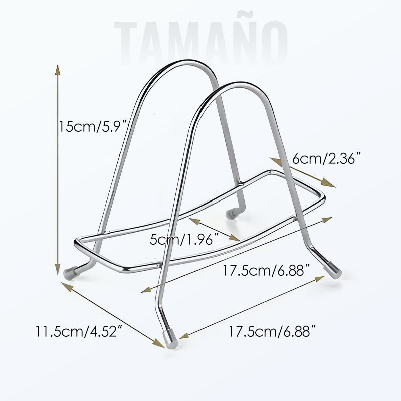Soporte para Tablas de Cortar de Cocina de Acero Inoxidable