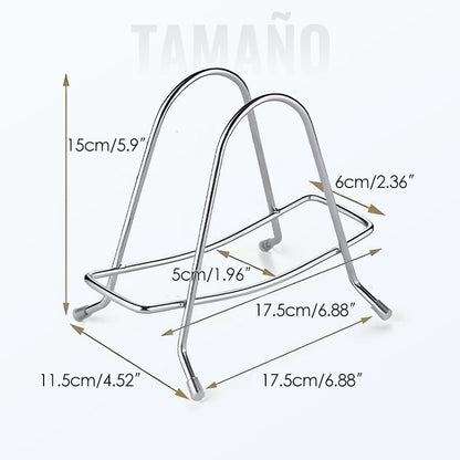 Soporte para Tablas de Cortar de Cocina de Acero Inoxidable