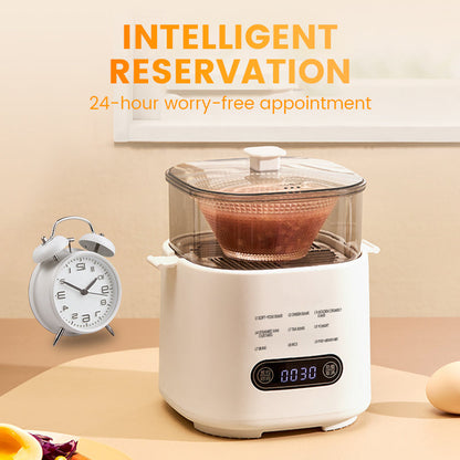 Mini cocedor de huevos multifuncional con panel táctil inteligente