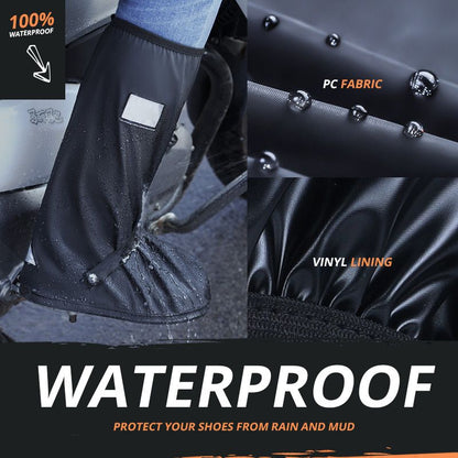 Cubrebotas impermeables largos de protección total