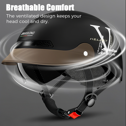 Casco de Motocicleta Resistente a los Choques, Ligero y Transpirable