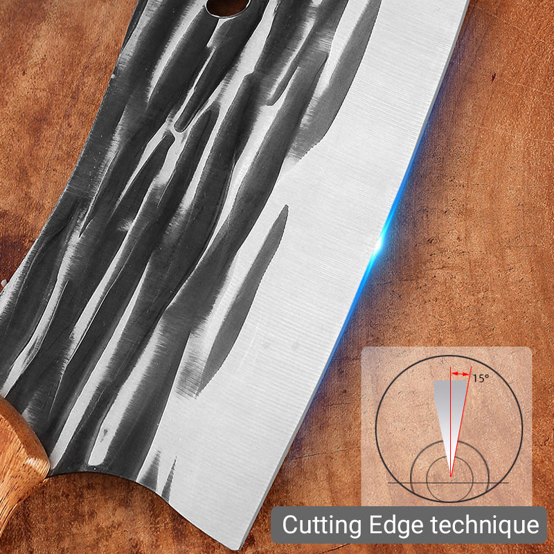 Cuchillo de cocina de acero inoxidable forjado para el hogar