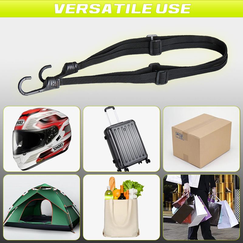 Cuerda para Casco: Cordón de Sujeción de Equipaje de Alta Elasticidad