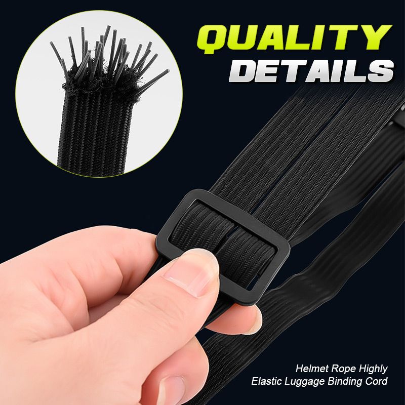 Cuerda para Casco: Cordón de Sujeción de Equipaje de Alta Elasticidad