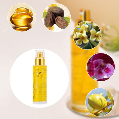 Spray de aceite ligero para el cabello: hidratante y suavizante
