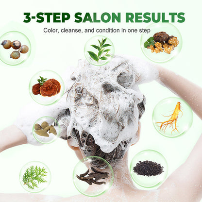 Crema colorante botánica 3 en 1 para el cabello