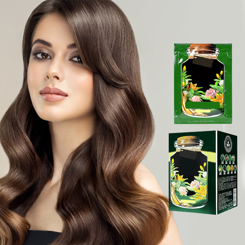 Crema colorante botánica 3 en 1 para el cabello