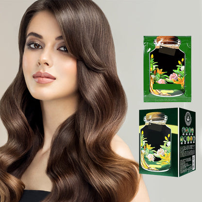 Crema colorante botánica 3 en 1 para el cabello
