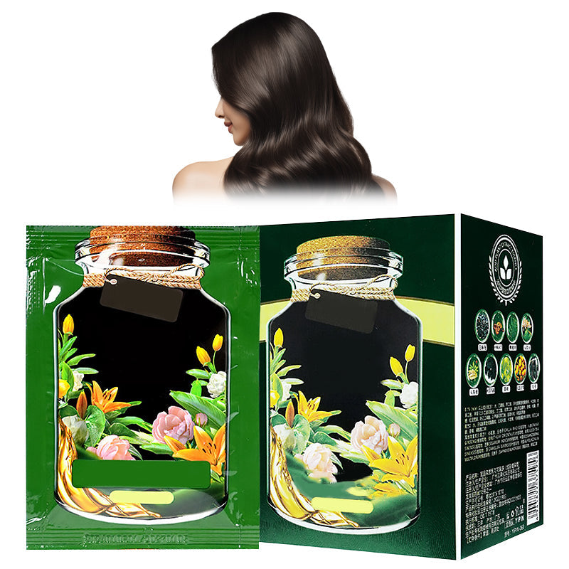 Crema colorante botánica 3 en 1 para el cabello