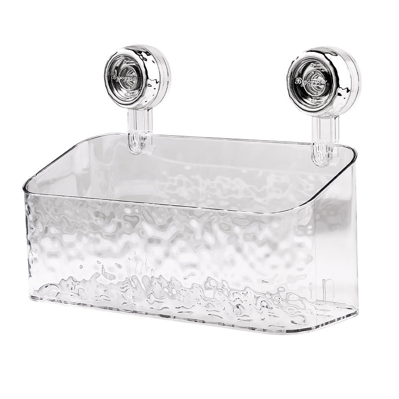 🔥 ÚLTIMO DÍA DE PROMOCIÓN - 50 % DE DESCUENTO 🔥 🛁✨Estante con ventosas y diseño glaciar de estilo lujoso y ligero