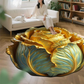 Alfombrilla antideslizante absorbente con diseño floral realista en 3D