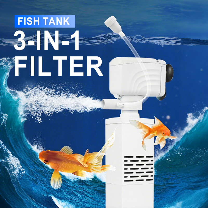 🔥Descuento por tiempo limitado🔥Filtro 3 en 1 para pecera: filtración, oxigenación y bombeo de agua