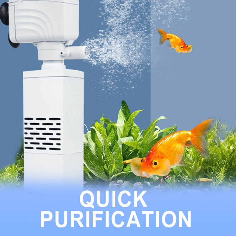 🔥Descuento por tiempo limitado🔥Filtro 3 en 1 para pecera: filtración, oxigenación y bombeo de agua