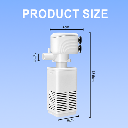 🔥Descuento por tiempo limitado🔥Filtro 3 en 1 para pecera: filtración, oxigenación y bombeo de agua