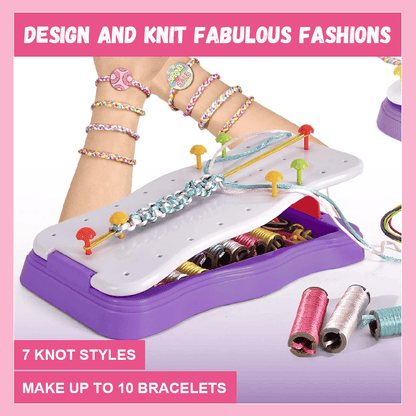 🧵 50% DE DESCUENTO ! ✨ Kit DIY Trenzas de Cuerda Manual - Incluye Colores Variados, Ideal para Pulseras y Manualidades Creativas 🎨📦