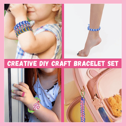 🧵 50% DE DESCUENTO ! ✨ Kit DIY Trenzas de Cuerda Manual - Incluye Colores Variados, Ideal para Pulseras y Manualidades Creativas 🎨📦
