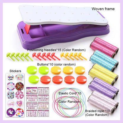 🧵 50% DE DESCUENTO ! ✨ Kit DIY Trenzas de Cuerda Manual - Incluye Colores Variados, Ideal para Pulseras y Manualidades Creativas 🎨📦