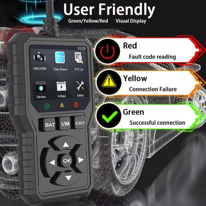 🔧✨ Herramienta de Diagnóstico OBD2 Profesional – Compatible con la mayoría de vehículos, ofrece un análisis rápido y preciso 🚗📱