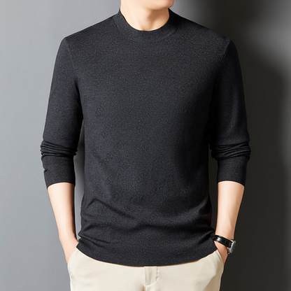 Suéter para Hombre de Cuello Redondo con Jacquard