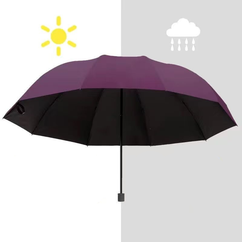 Paraguas Plegable Extra Grande Para Lluvia y Sol