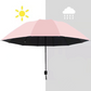 Paraguas Plegable Extra Grande Para Lluvia y Sol