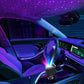 Cargador de coche con luz ambiental 120W Purple Star Top con cable retráctil