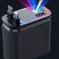 Cargador de coche con luz ambiental 120W Purple Star Top con cable retráctil