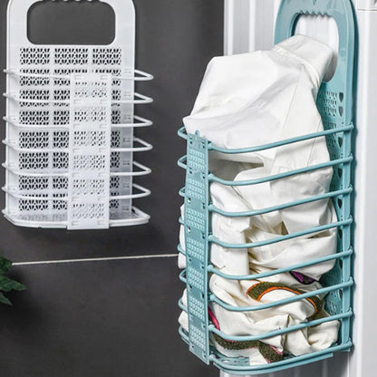 Cesto de Ropa Plegable de Pared