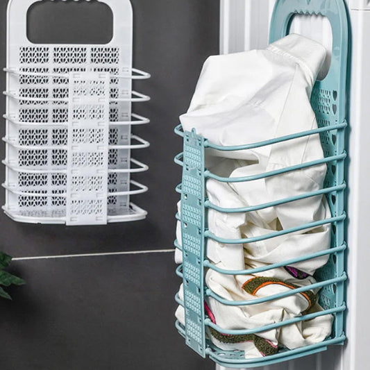 Cesto de Ropa Plegable de Pared