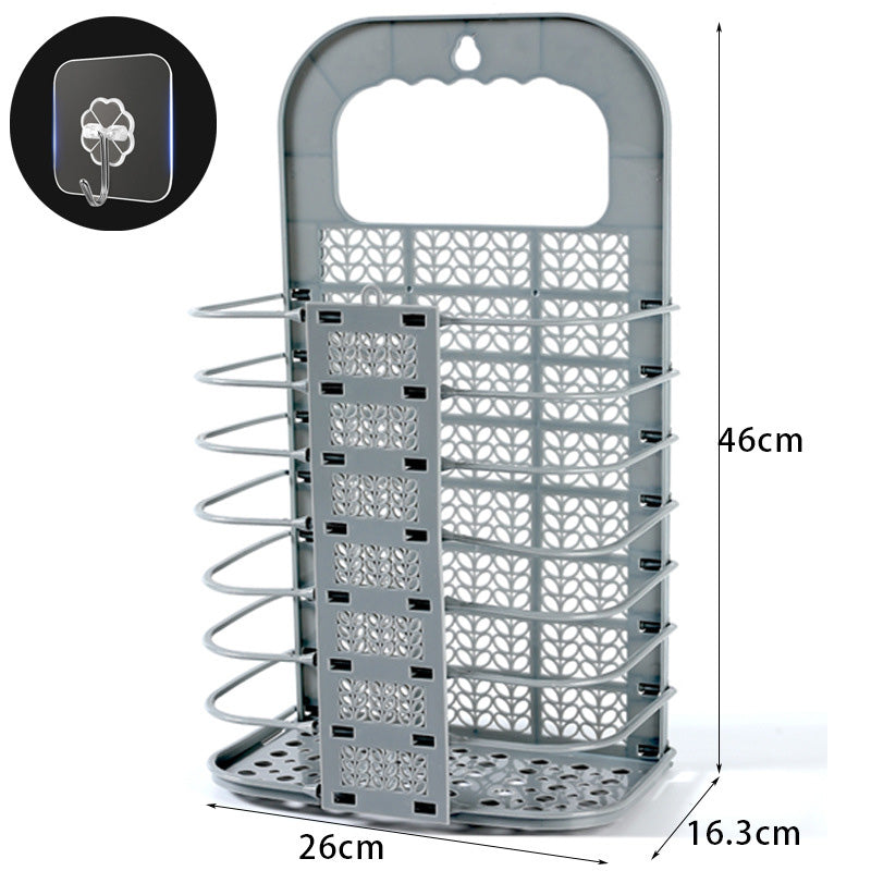 Cesto de Ropa Plegable de Pared
