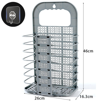 Cesto de Ropa Plegable de Pared