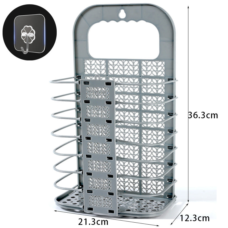 Cesto de Ropa Plegable de Pared