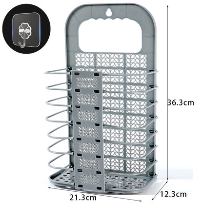Cesto de Ropa Plegable de Pared