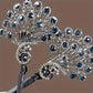 Moldeador Vintage para Moños con Strass para Mujer