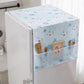 Funda Antipolvo para Refrigerador con Bolsillos de Almacenamiento