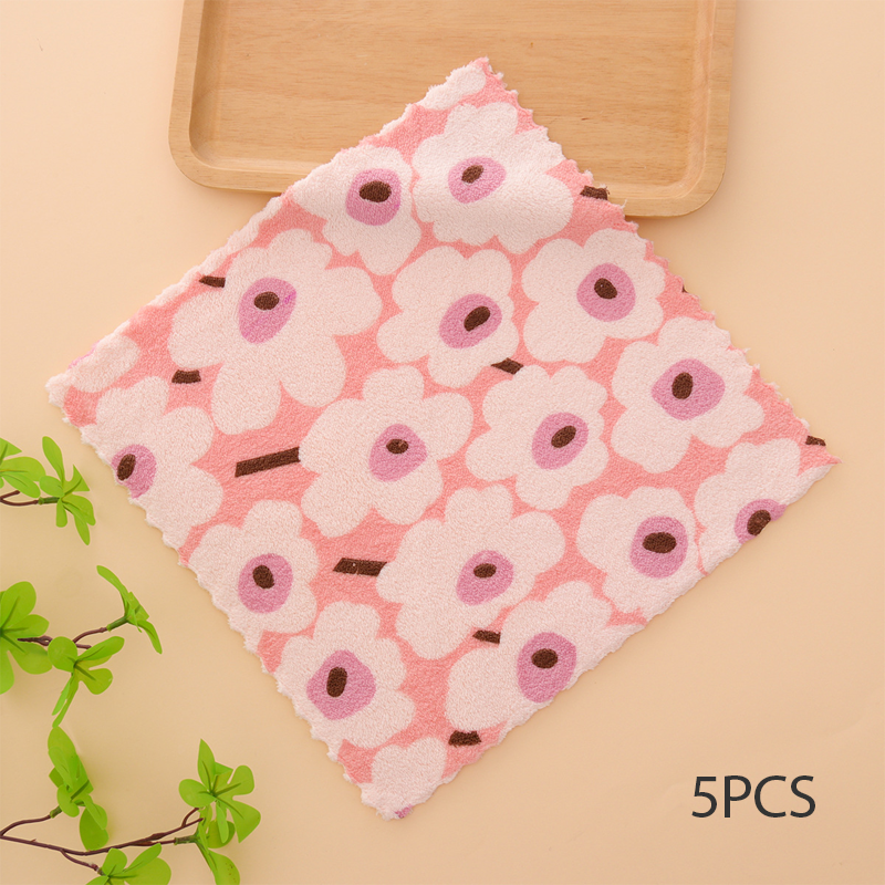 🔥Oferta especial 2025🔥paños de cocina de franela coral: paños de limpieza superabsorbentes y de secado rápido para uso doméstico y en la cocina 🍽️🧽