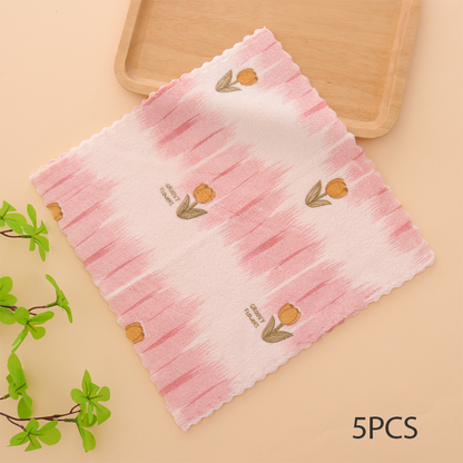 🔥Oferta especial 2025🔥paños de cocina de franela coral: paños de limpieza superabsorbentes y de secado rápido para uso doméstico y en la cocina 🍽️🧽