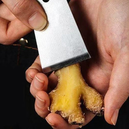 🔥 ¡COMPRA 2 LLEVA 3! ✨ Pelador de Jengibre Afilado - Diseño Ergonómico y Seguro para Rallar Rápidamente Jengibre, Ajo y Verduras 🧄🥕