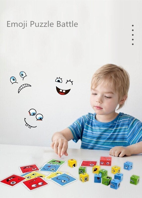 ⏰ El mejor regalo👼-Bloques de construcción 3D que cambian las expresiones faciales