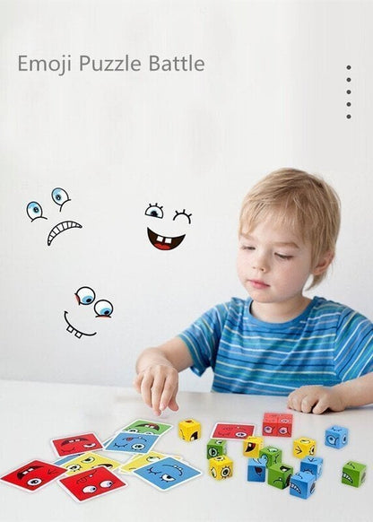 ⏰ El mejor regalo👼-Bloques de construcción 3D que cambian las expresiones faciales