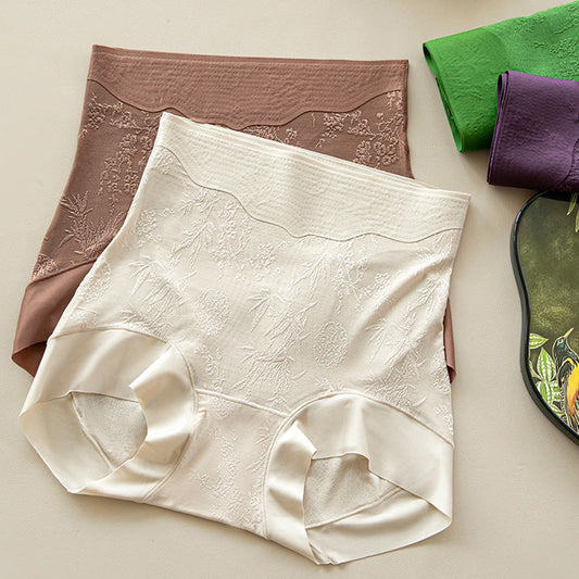 Braguitas de cintura alta invisibles para controlar el abdomen, ropa interior suave para mujer.