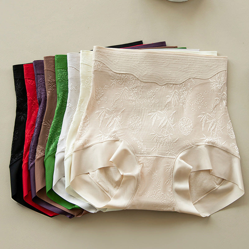 Braguitas de cintura alta invisibles para controlar el abdomen, ropa interior suave para mujer.