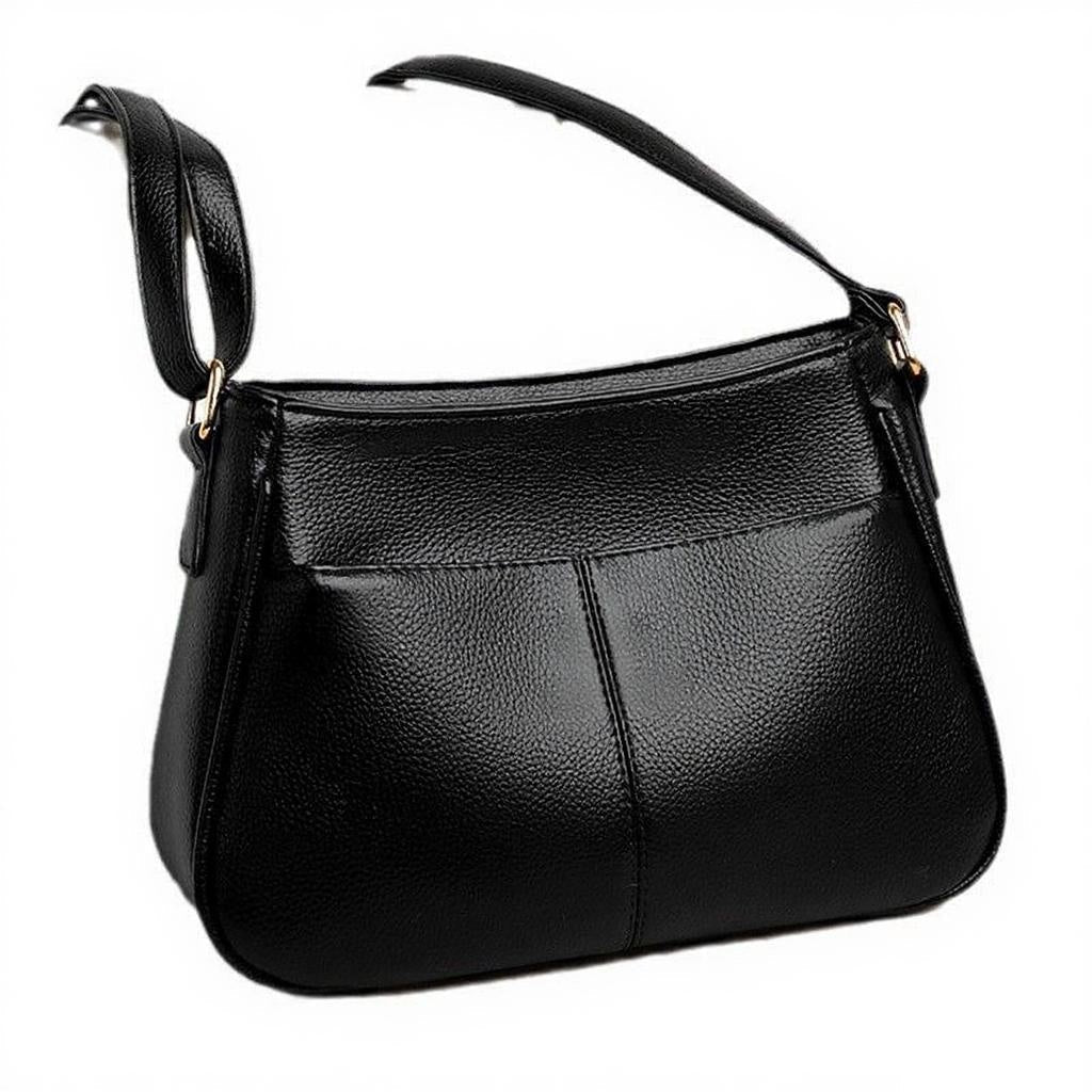 Bolso bandolera de piel sintética suave y elegante