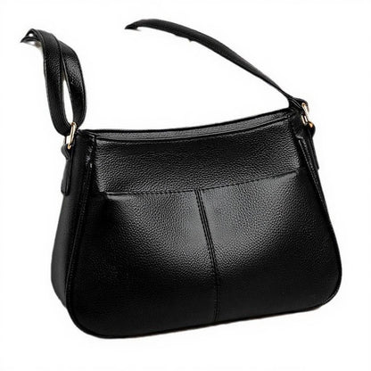 Bolso bandolera de piel sintética suave y elegante