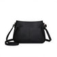 Bolso bandolera de piel sintética suave y elegante