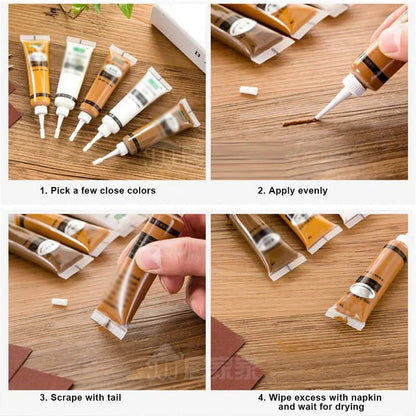 🏠Pintura reparadora de arañazos en muebles de madera