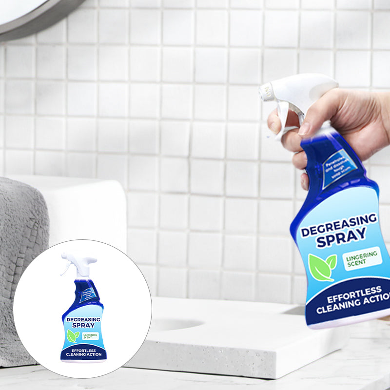 Spray limpiador y desengrasante para baños