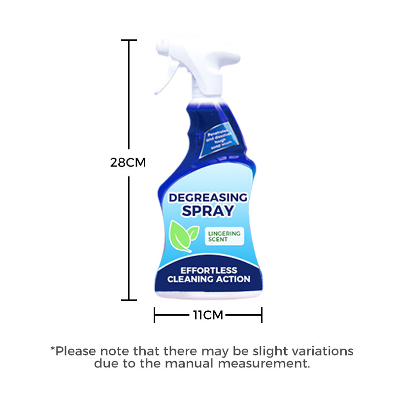 Spray limpiador y desengrasante para baños