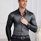 🔥【1° Más Vendido】😫 Camisa Rígida? Solapa Algodón Transpirable, ¡Cómoda 12H! ⏳💼 Consultores Recomiendan! Camisa Solapa, ¡Impecable Siempre!⚡️